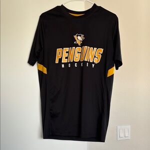 Penguins Hockey Black T-Shirt